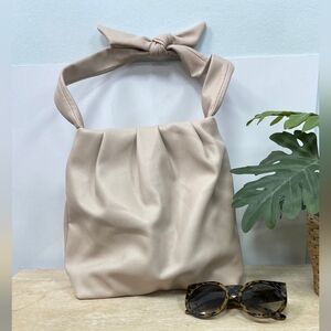 Zara faux leather Knot Strap Shoulder Bag